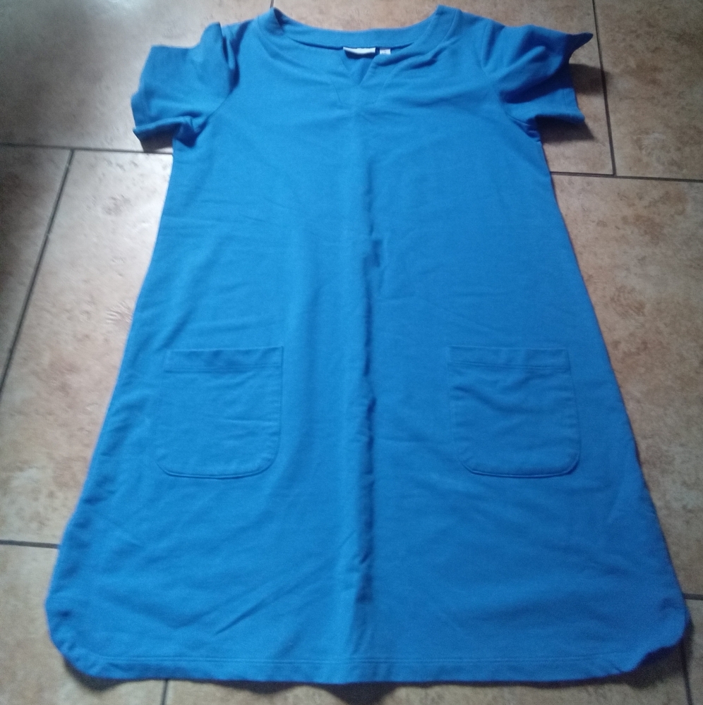 Susan Graver Vibrant Blue Top